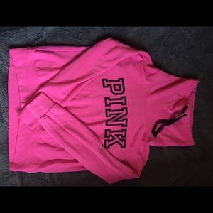 Pink Victoria’s Secret hoodie small